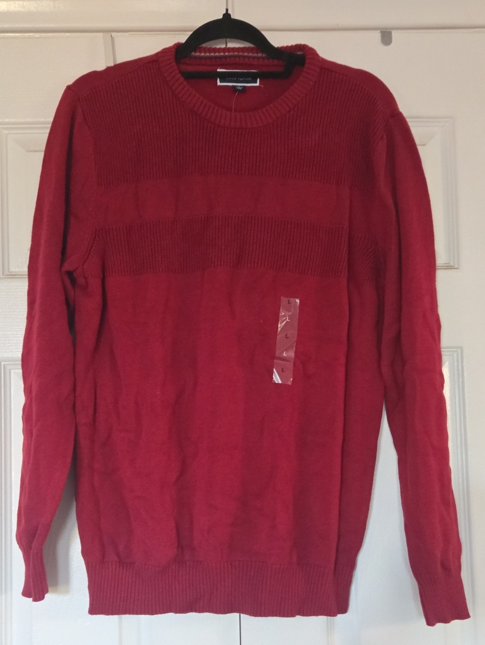 Club Room Men’s Red Crewneck Sweater